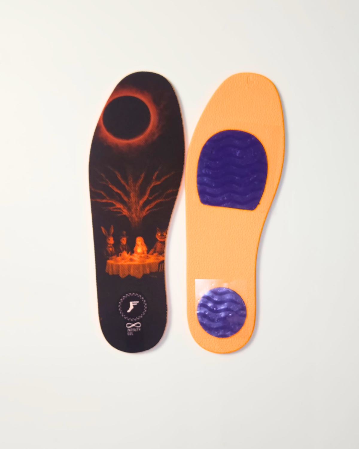 FP Kingfoam Flat Hi Insoles 7 mm.- Dane Burman Tea Party
