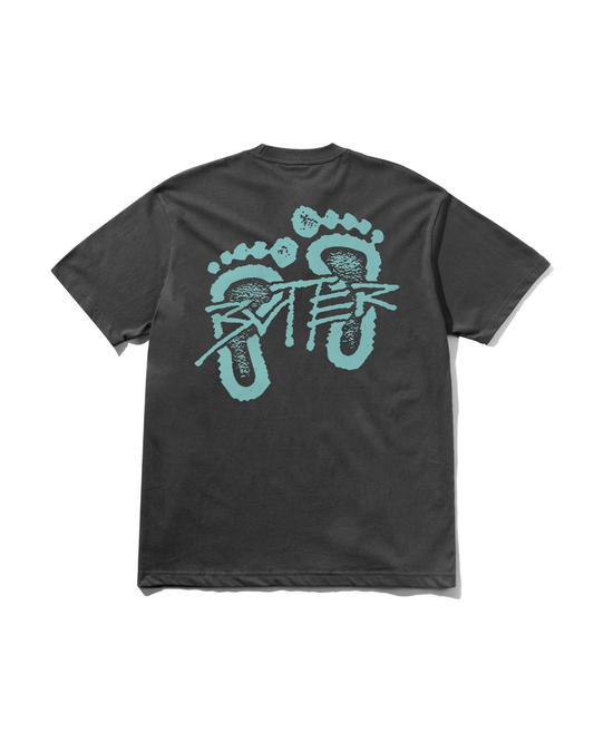 BUTTER GOODS Footprint Tee - Black