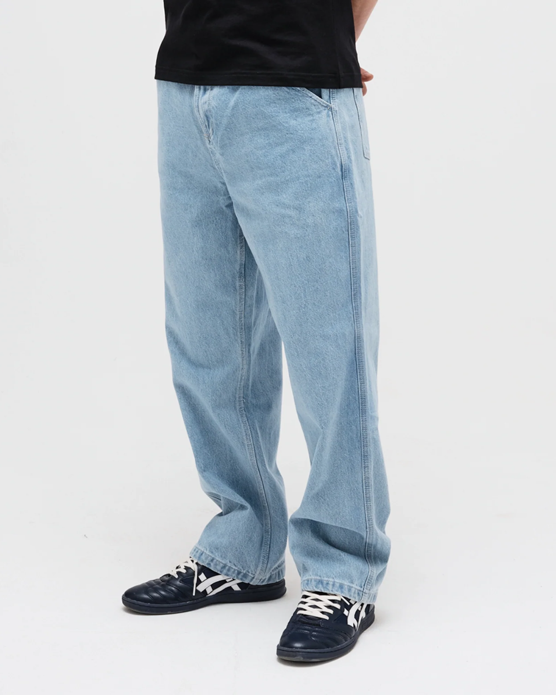 Passport Workers Club Classic Jean - Washed Light Indigo