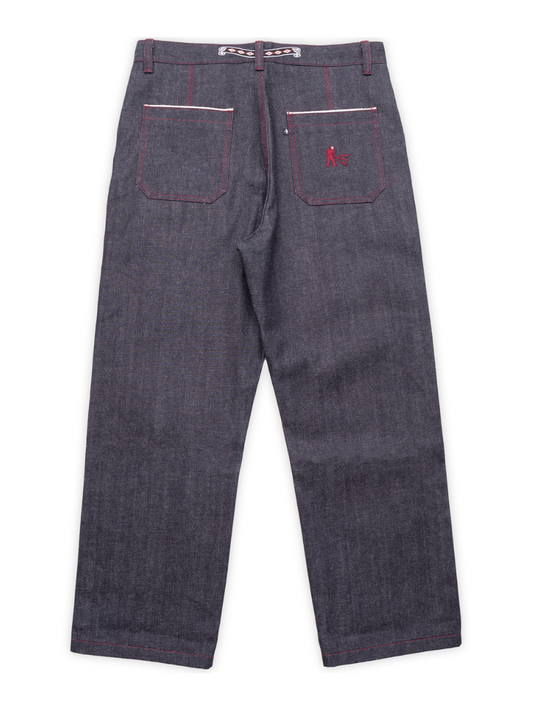 EVISEN x PASSPORT Selvedged Denim Worker Club Pants