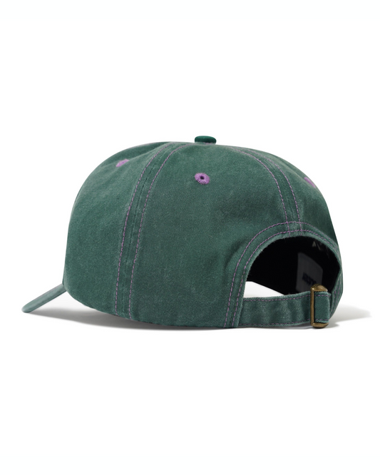 BUTTER GOODS Rounded Logo 6 Panel Cap - Forest