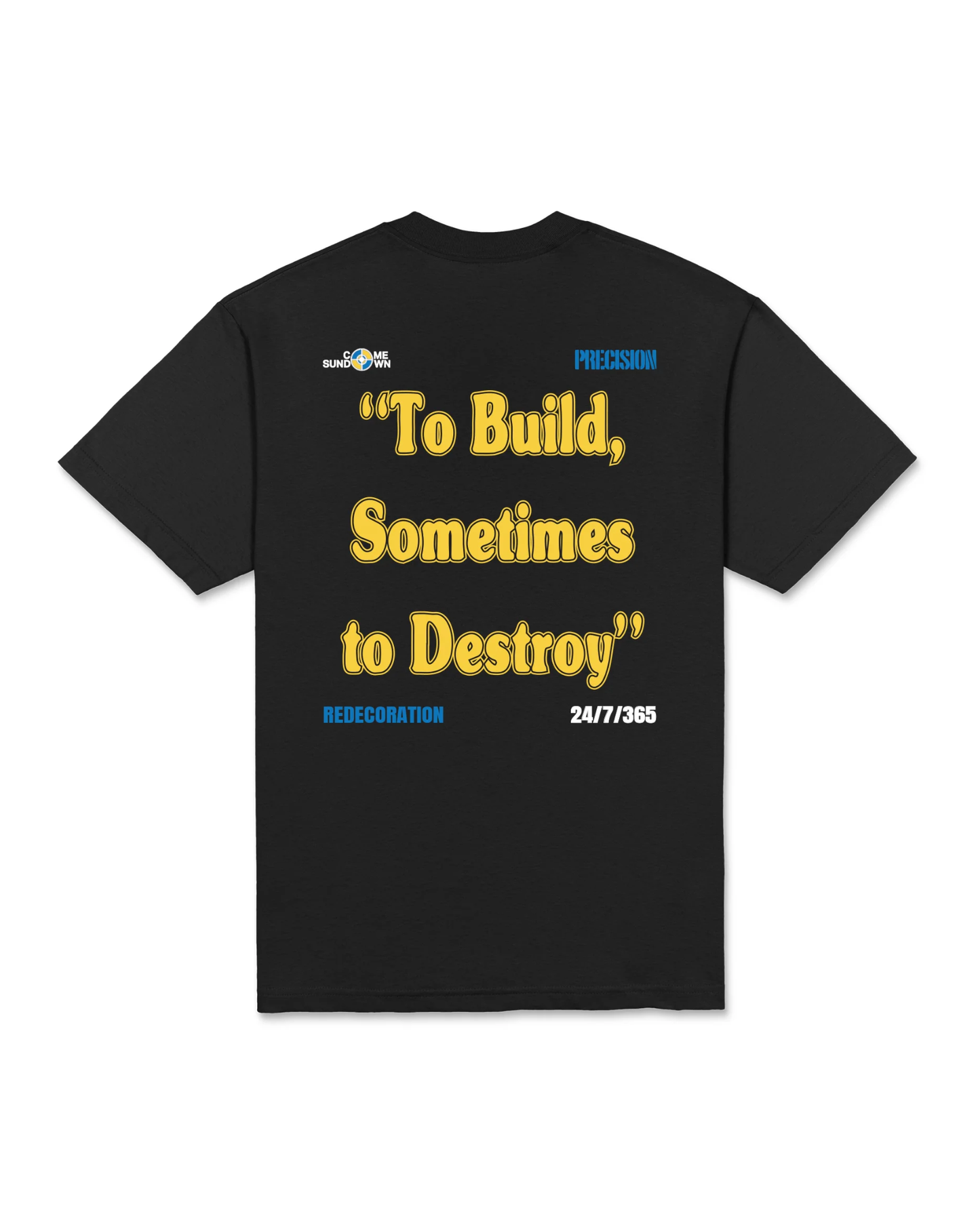 COME SUNDOWN Precision S/S Tee - Black