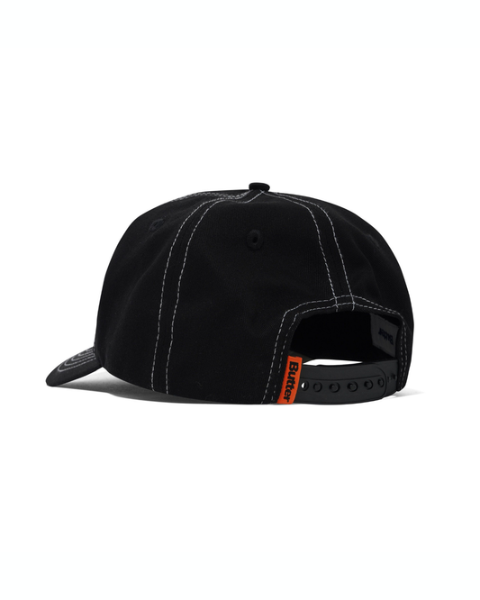 BUTTER GOODS Nail 5-Panel Cap - Black