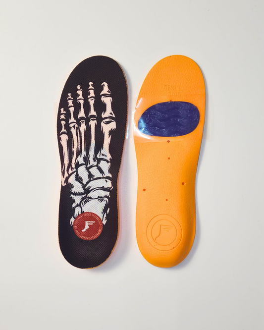 FP King Foam Orthotics Infinity Foam Insoles - Skeleton Black