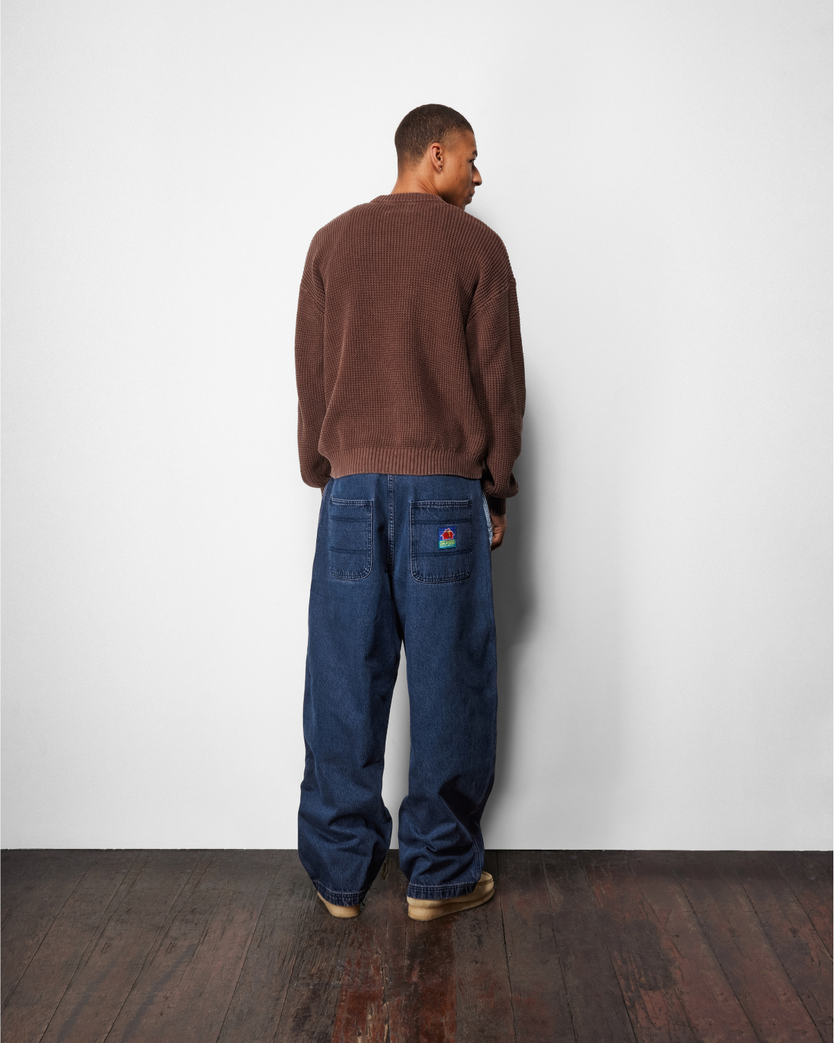 BUTTER GOODS Work Pants - Distressed Tinted Indigo