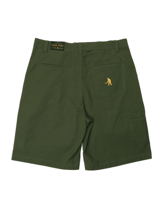 Passport Ripstop Double Knee Diggers Club Short - Dark Military