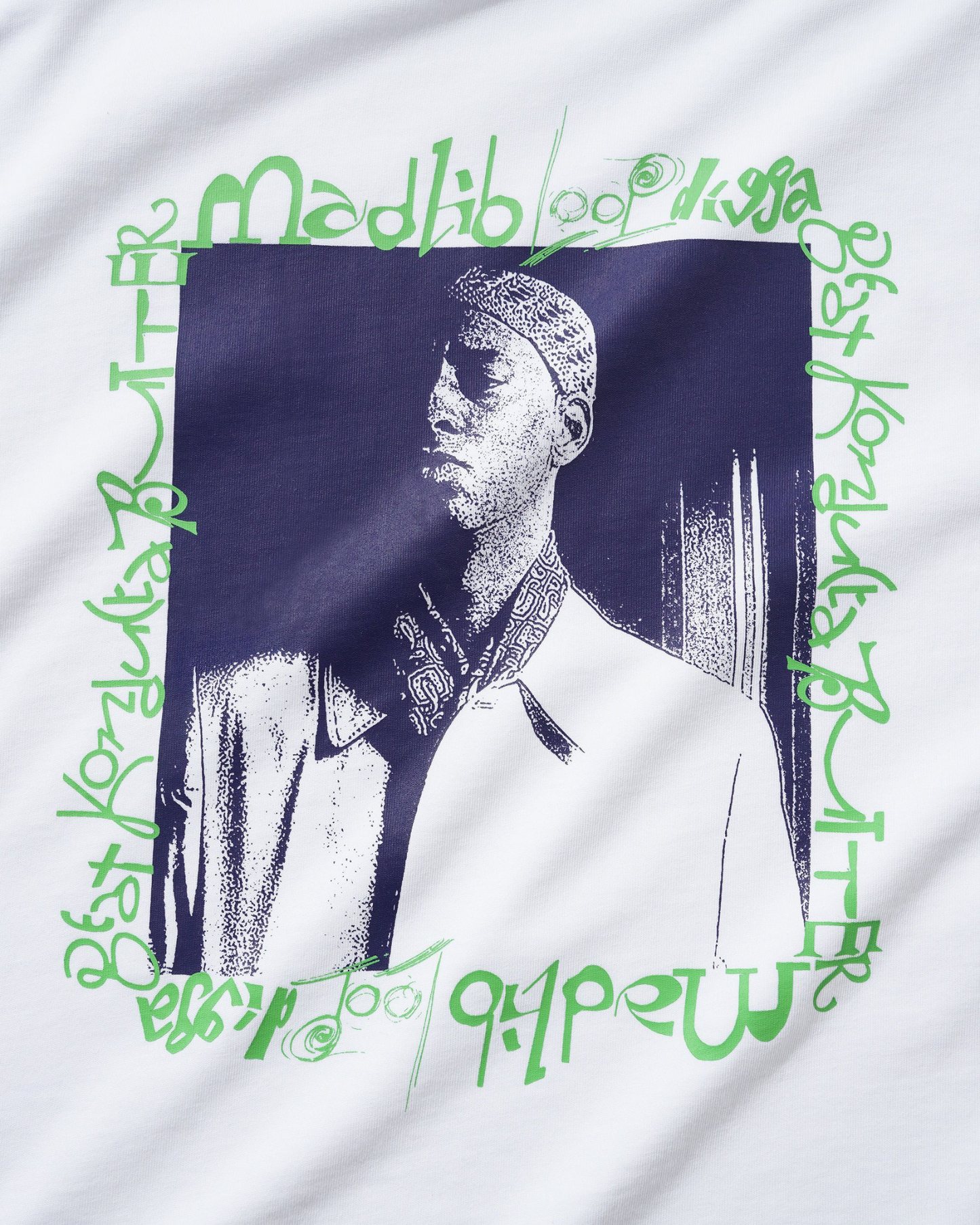BUTTER GOODS x MADLIB Loop Digga Tee - White