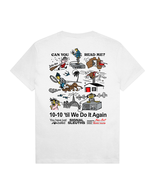 Passport Radio Silence Tee - White