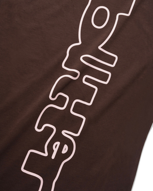 BUTTER GOODS Warped Tee - Chestnut