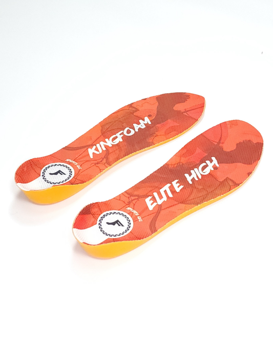 FP Kingfoam Elite Hi Sport Insoles - Red Camo/White