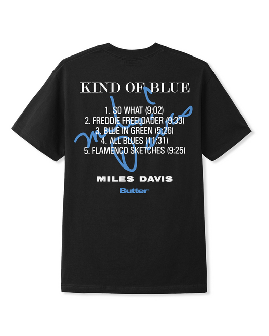 BUTTER GOODS Kind Of Blue Tee - Black