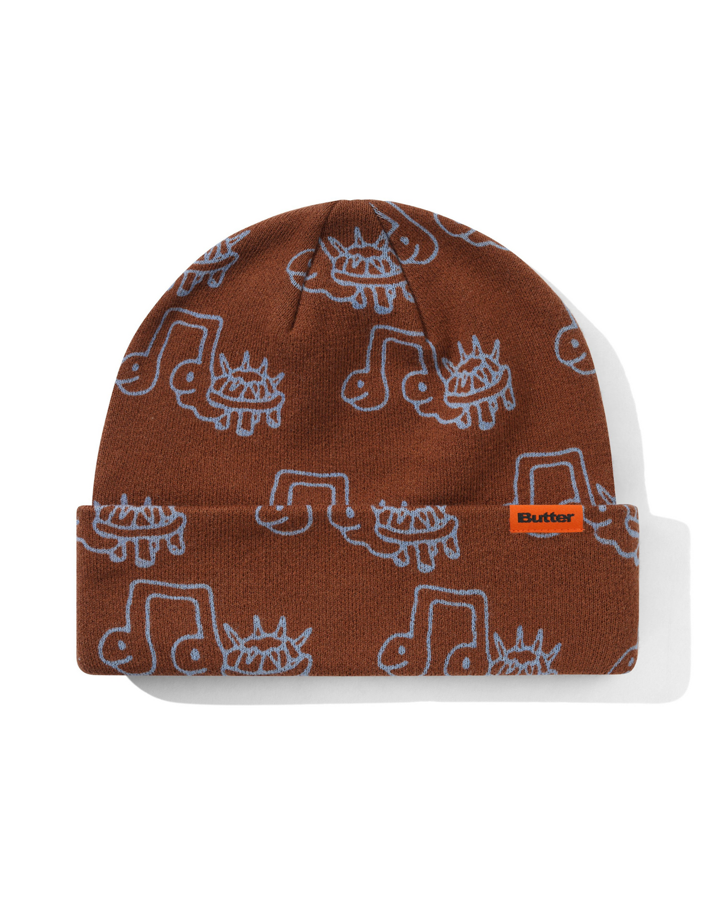 BUTTER GOODS Turtle Beanie - Brown