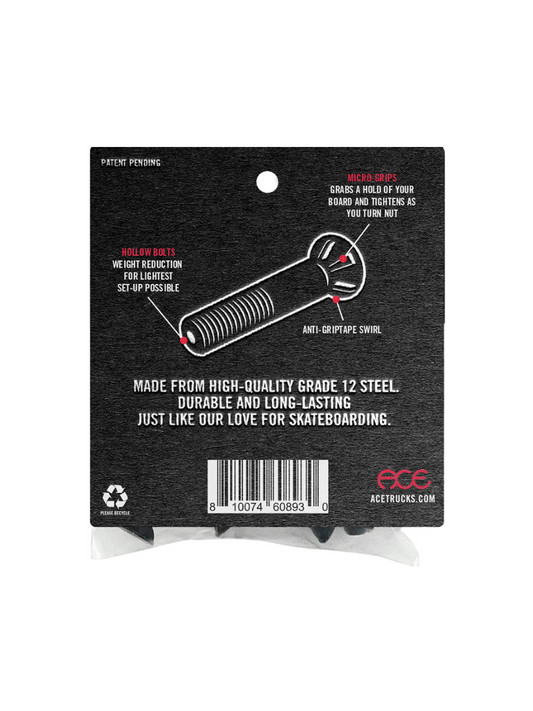 ACE AF1 Hollow Bolts Allen Hardware 1"