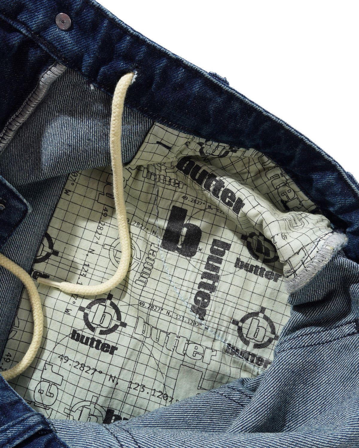 BUTTER GOODS Aleka Denim Jeans - Dark Indigo
