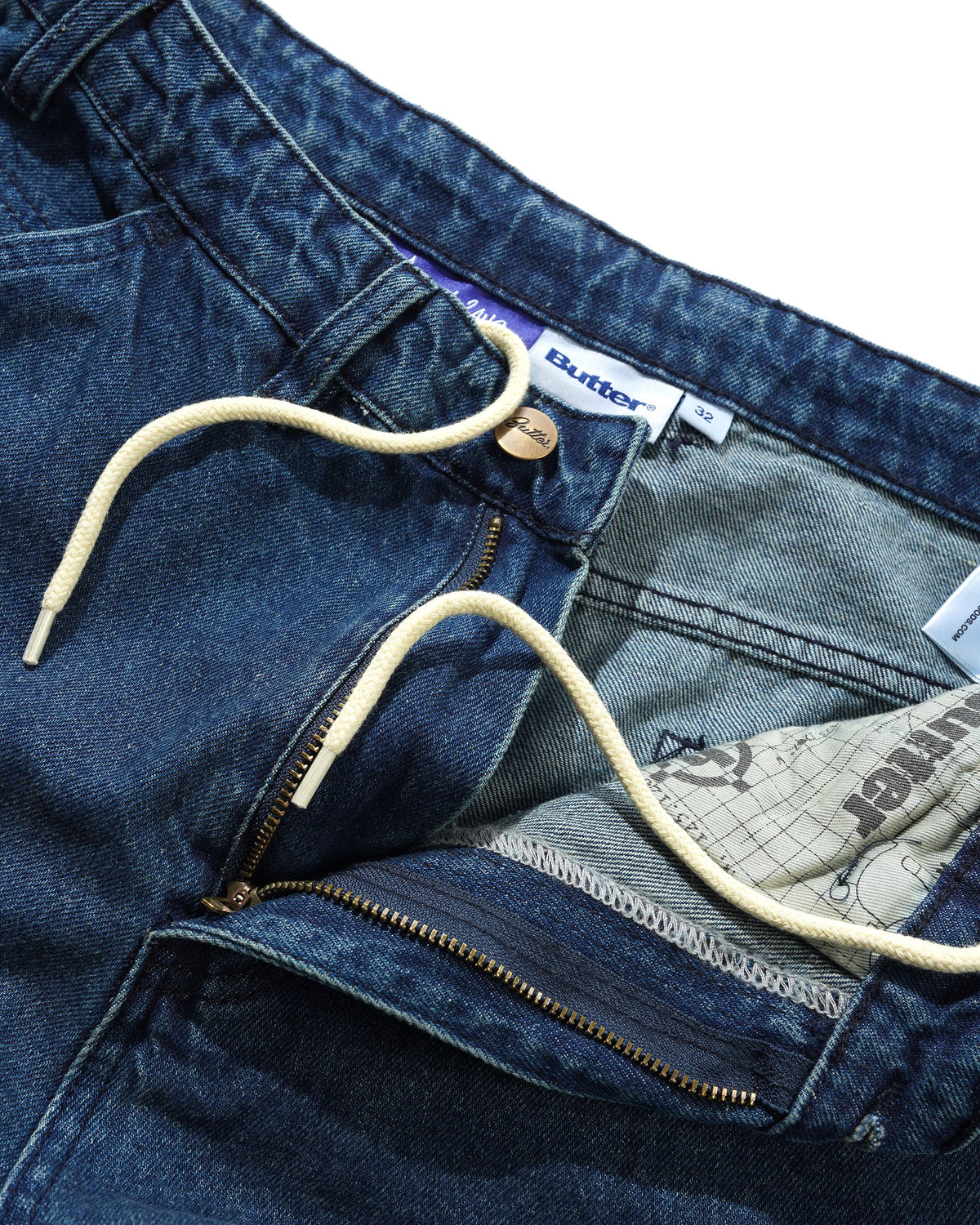 BUTTER GOODS Aleka Denim Jeans - Dark Indigo