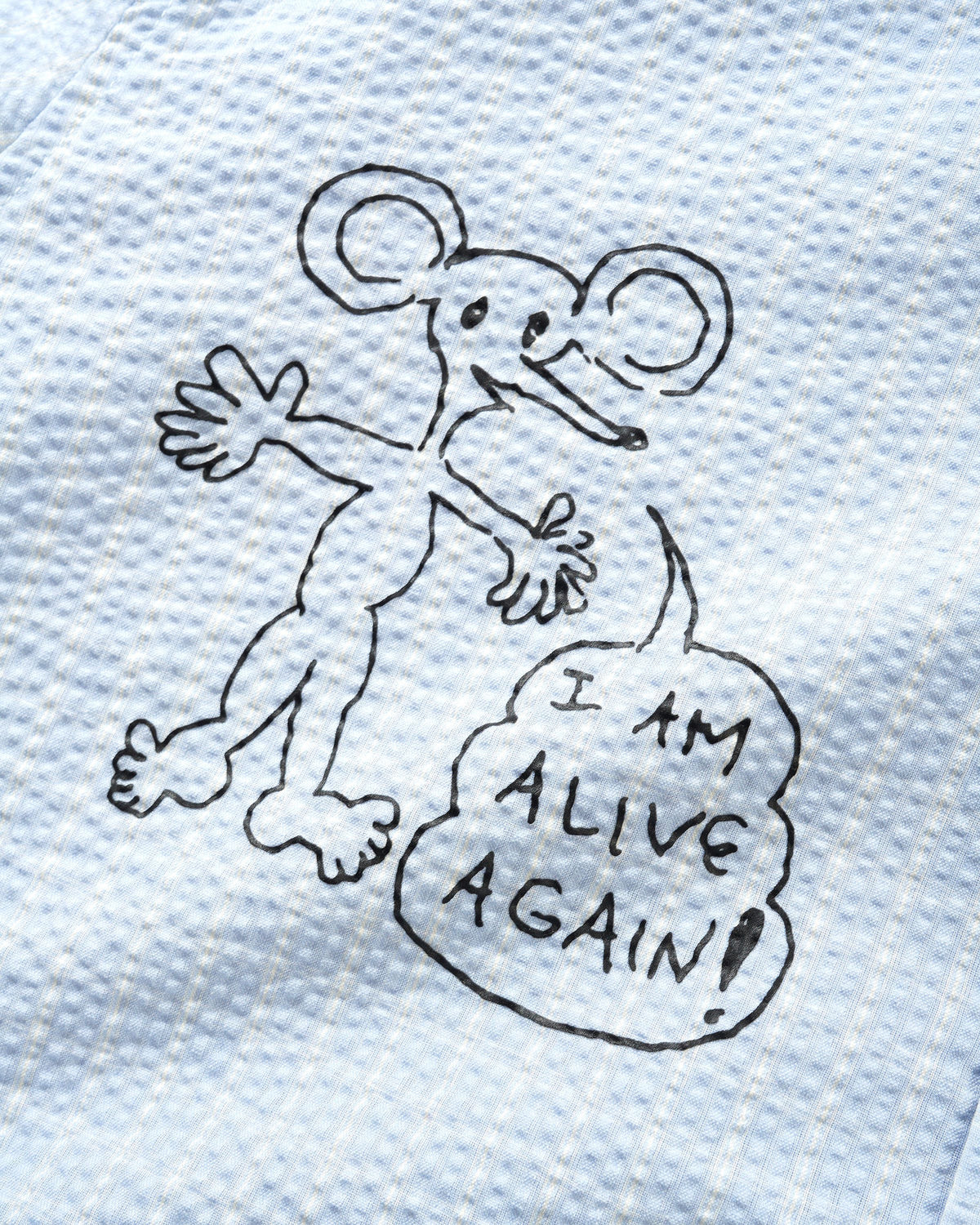 BUTTER GOODS | DANIEL JOHNSTON Alive Again Shirt - Light Blue