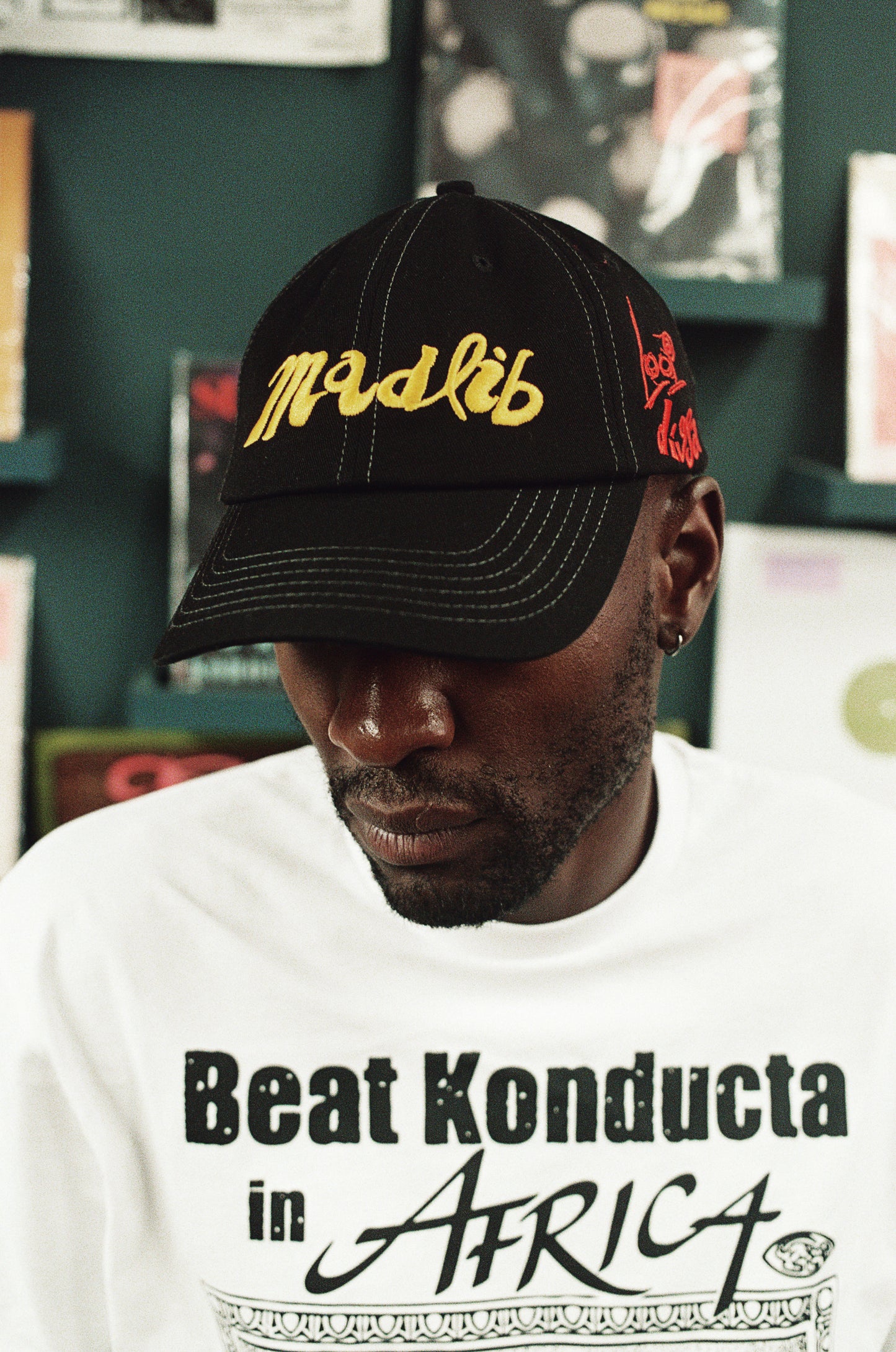 BUTTER GOODS x MADLIB ALias 6 Panel Cap - Black