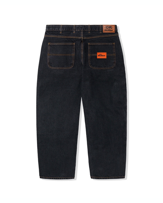 BUTTER GOODS Santosuosso Denim Pants - Washed Black