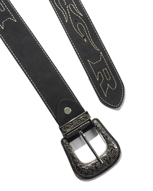 BUTTER GOODS Flame Stitch Belt - Black