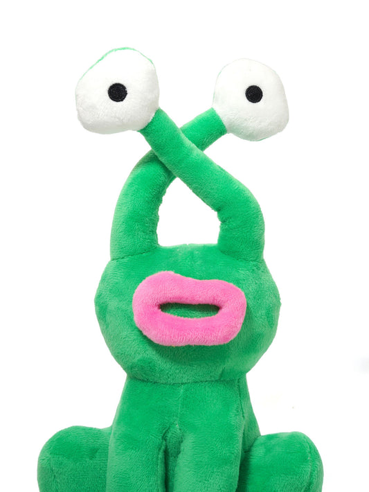 BUTTER GOODS | DANIEL JOHNSTON Green Jeremiah Plushie