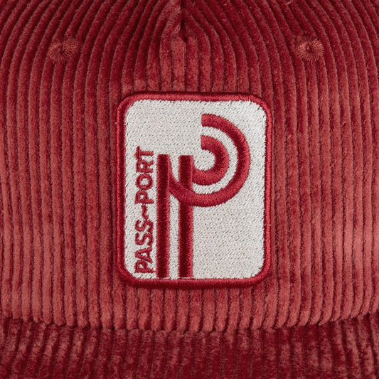 Passport Long Con Workers Cap - Brick Red