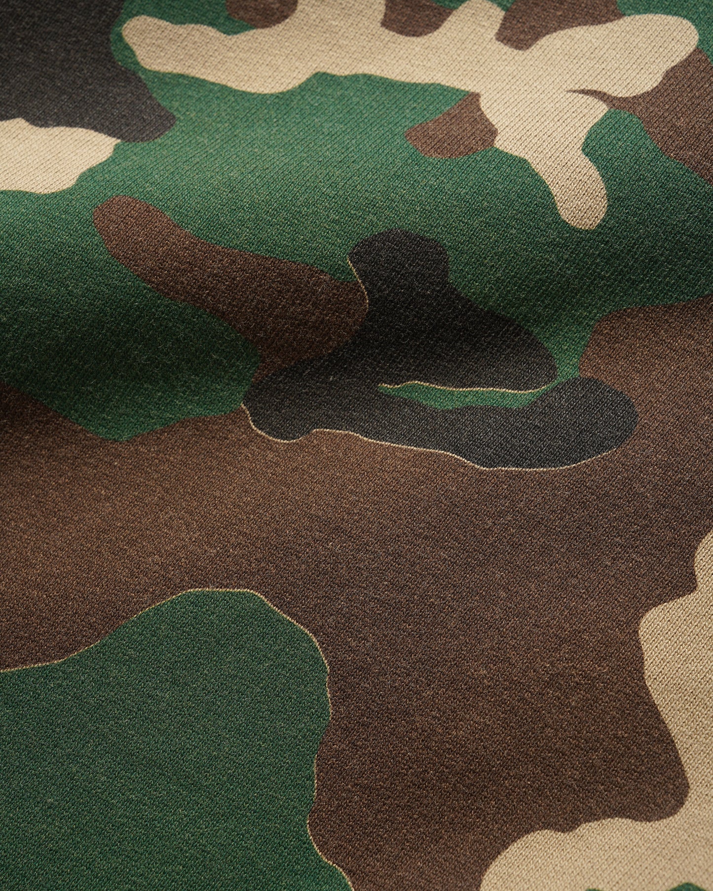 BUTTER GOODS | PEANUTS Patches Zip-Thru Hood - Washed Camo