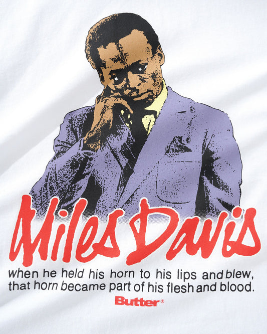 BUTTER GOODS Portrait Tee - White