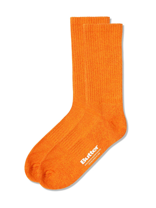 BUTTER GOODS Marle Socks - Orange