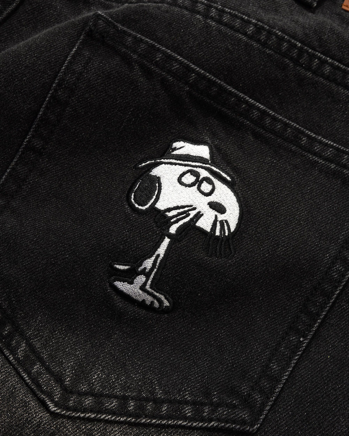 BUTTER GOODS | PEANUTS Spike Denim Jeans - Faded Black