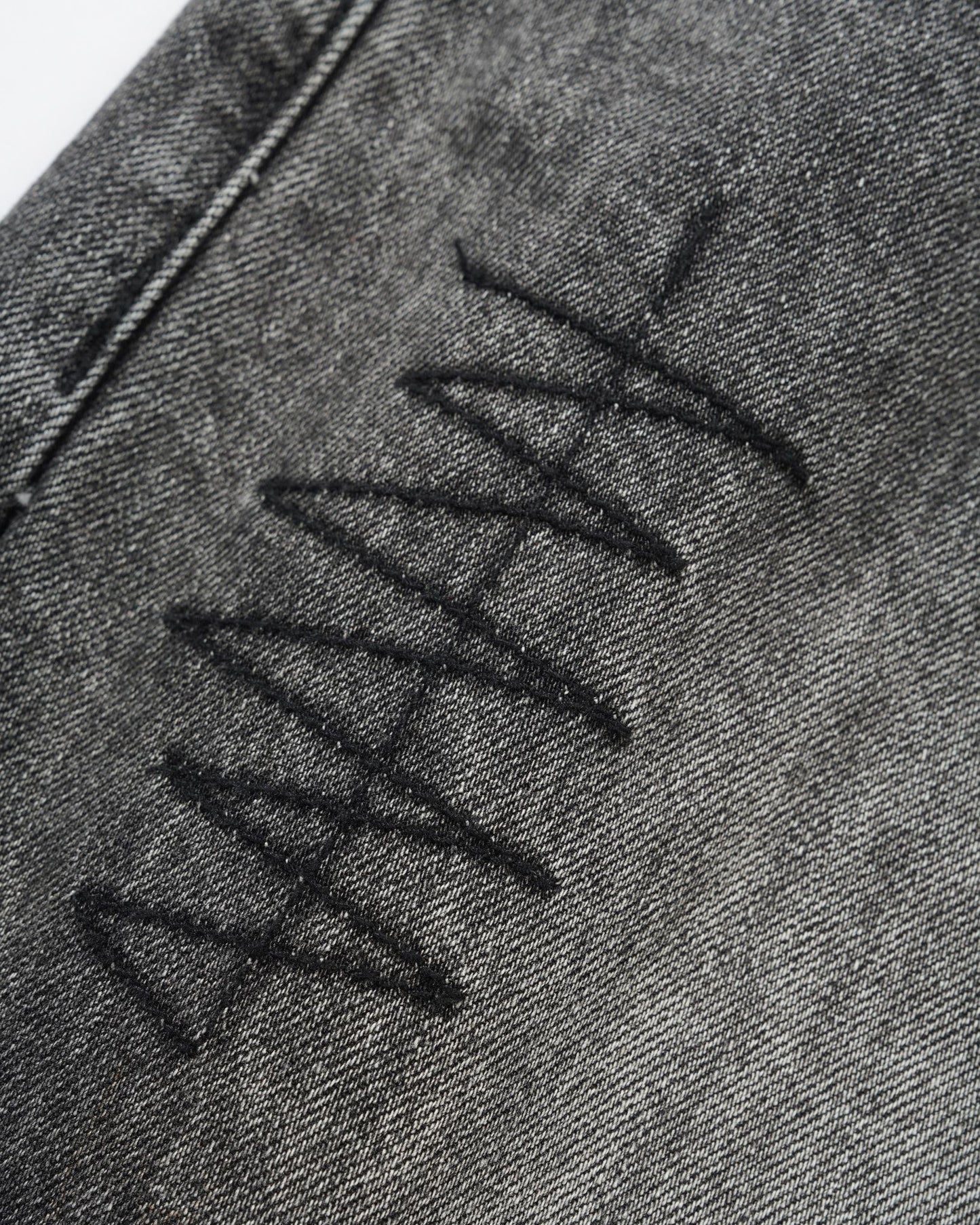 BUTTER GOODS Stitch Denim Jeans - Distressed Grey