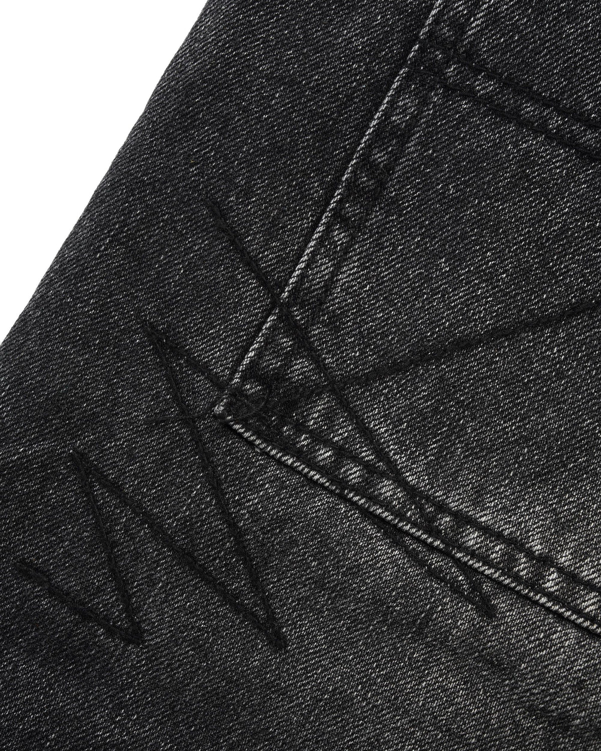 BUTTER GOODS Stitch Denim Jeans - Distressed Grey