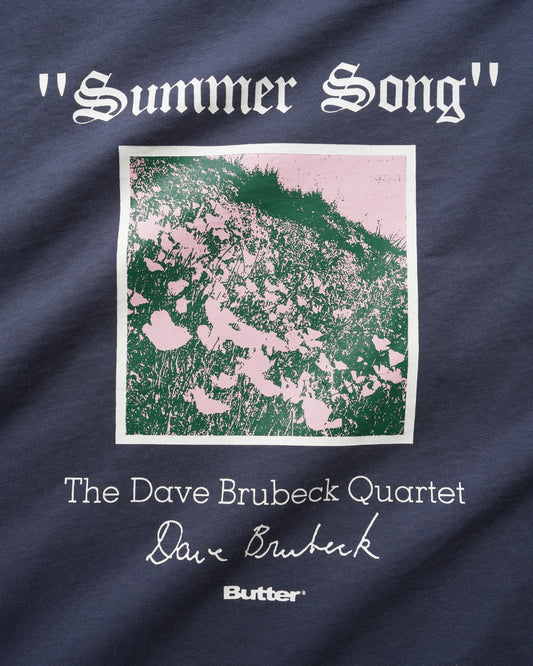 BUTTER GOODS Summer Song Tee - Steel