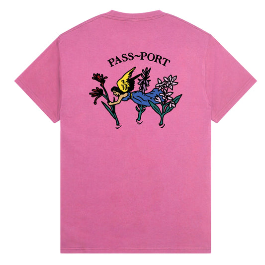 Passport Gardening Tee - Pink Milk