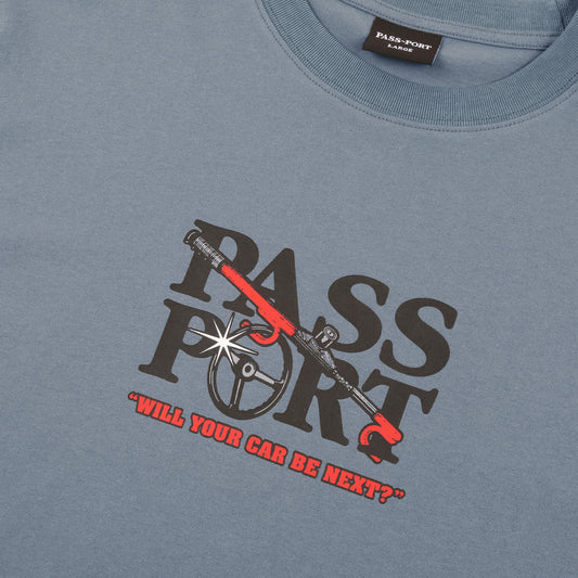 เสื้อยืด PASSPORT Lock Up - Alpine Blue