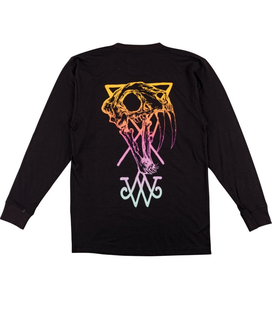WELCOME Saberskull L/S Tee - Black