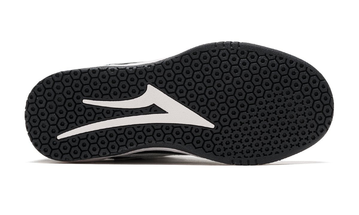 LAKAI รองเท้าเด็ก Brighton - หนังกลับสีดำ/ขาว