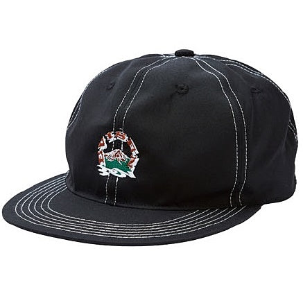 EVISEN EVIREST 6 PANEL CAP - BLACK – Sk8Station