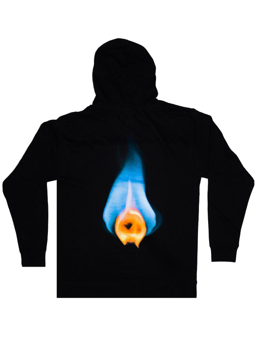 APRIL Flame Hoodie - Black