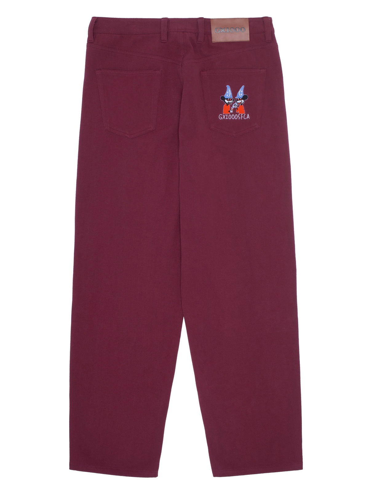 GX1000 Dimethyltryptamine Baggy Pants - Maroon