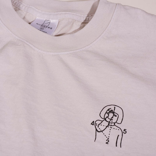 NUMBERS 12:45 Angel L/S Tee - Cement