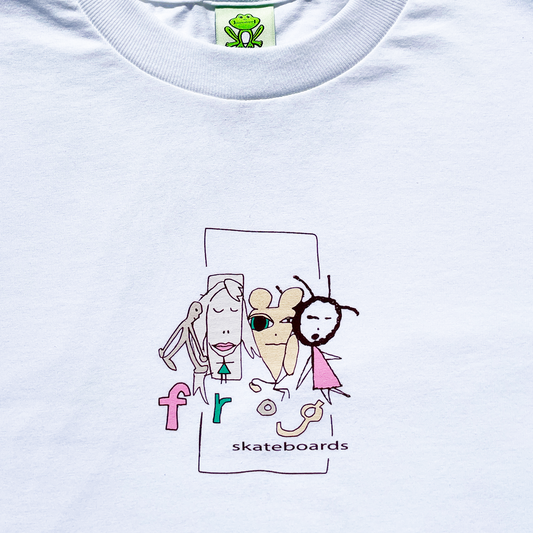 เสื้อยืดโลโก้ FROG Long Day - สีขาว