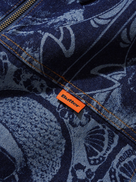 BUTTER GOODS เสื้อแจ็คเก็ตเดนิมลอนนี่ - สีครามเข้ม