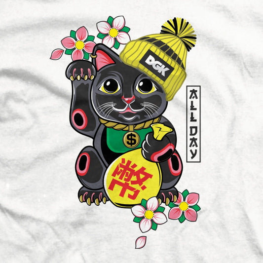 เสื้อยืดแมวนำโชค DGK