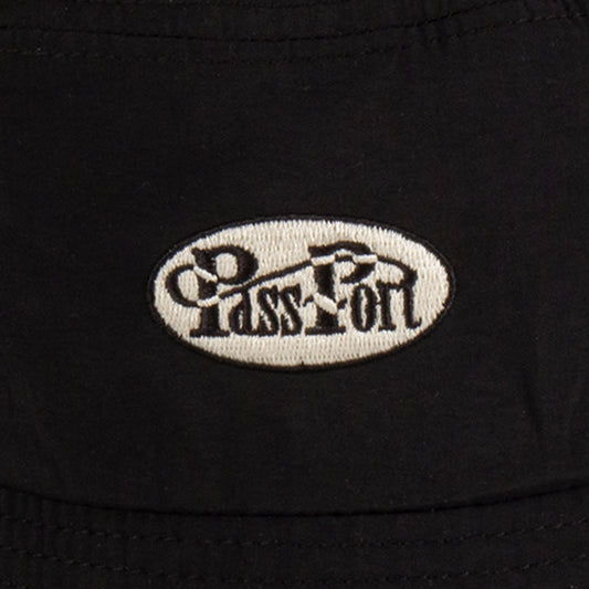 Passport Whip Logo Rpet Bucket Hat - Black