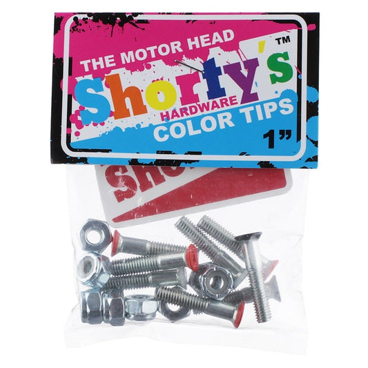 SHORTY'S Color Tips The Motorhead Hardware 1"