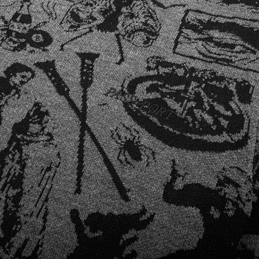 PASSPORT 11 イヤー ニット セーター - ブラック