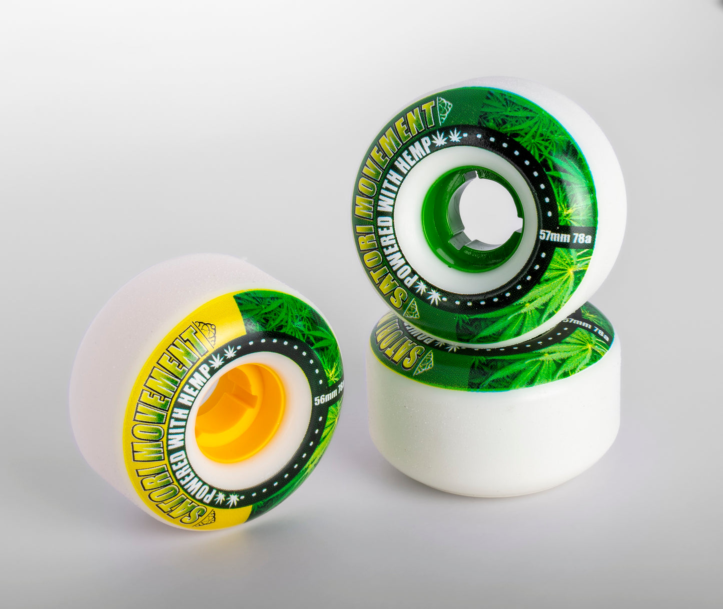 SATORI Powered by Hemp Oil Cruiser Wheels 56mm/78a