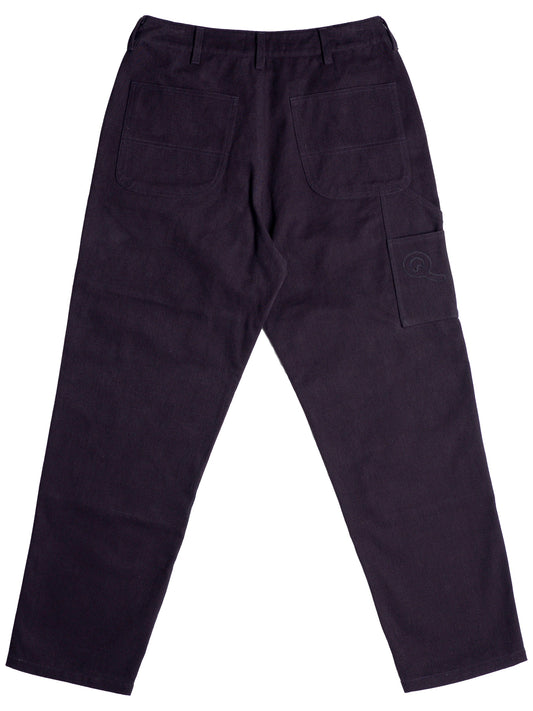 QUASI Utility Pants - Eggplant Black