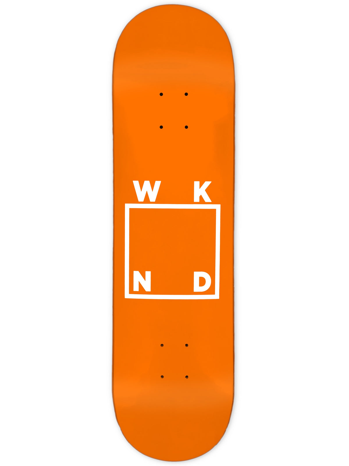 WKND OG Orange/White Logo Deck 8.0"BP