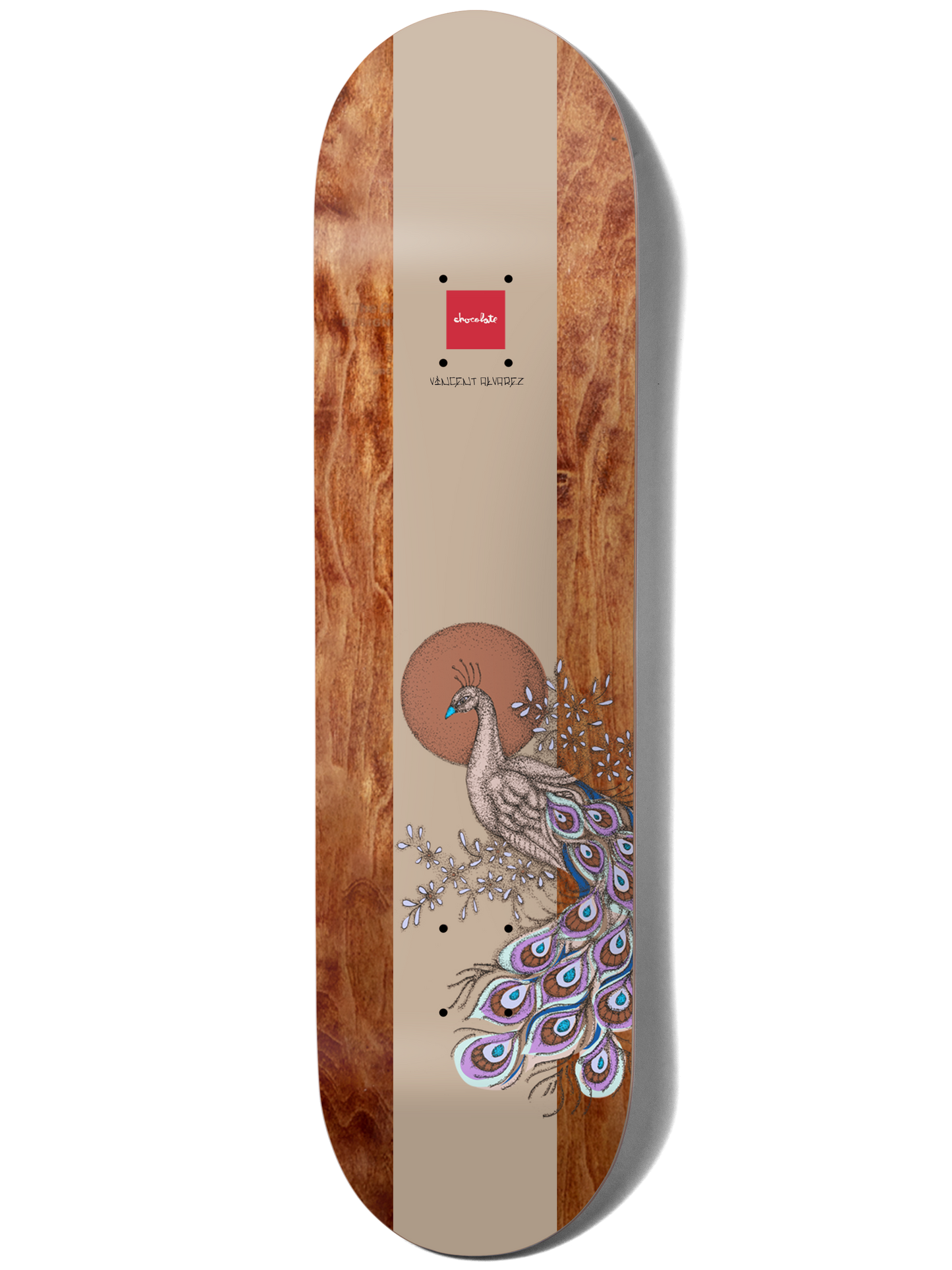 CHOCOLATE Alvarez Peacock Pop Secret Deck 8.0"